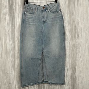 Madewell Denim Midi Skirt